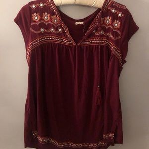 Short sleeve hollister top